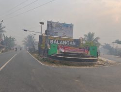 Kabut Asap Makin Parah, Warga Balangan Mulai Keluhkan Gangguan Pernapasan