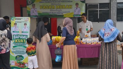 Pasar Murah Batumandi, Disperindag Balangan Perkuat Pengendalian Inflasi