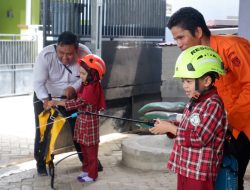 BPBD Balangan Edukasi Murid TK IT Permata Hati tentang Bahaya Karhutla