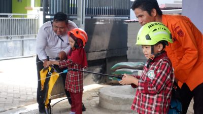 BPBD Balangan Edukasi Murid TK IT Permata Hati tentang Bahaya Karhutla