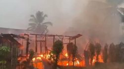 Kebakaran Permukiman di Desa Bungur Balangan Berhasil Dipadamkan