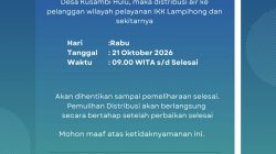 PTAM Sanggam Balangan Perbaiki Pipa, Distribusi Air Dihentikan Sementara