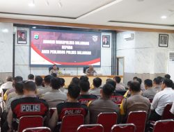 Personel Polres Balangan Siap Jadi Agen Perlindungan Sosial