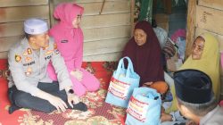 Kapolres Balangan Bersama Bhayangkari Salurkan Bantuan Sosial BARAKALLAH