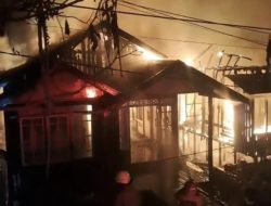 Kebakaran di Lampihong Selatan, Dua Rumah Warga Hangus 100 Persen