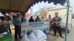 DKP3 Balangan Salurkan 288 Kilogram Beras CPP bagi Korban Kebakaran